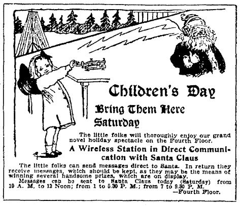 A Wireless Station in Direct Communication with Santa (Hub department store