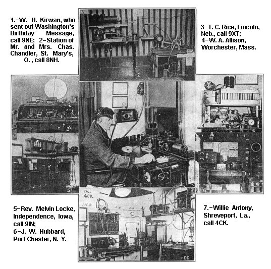 The Washington's Birthday Amateur Radio Relay (1916)
