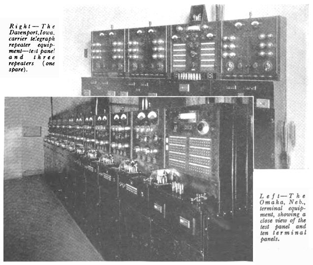 equipment at Davenport and Omaha
